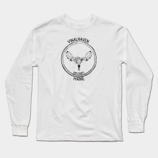 Vinalhaven Maine Moose Long Sleeve T-Shirt